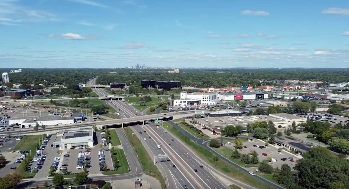 Aerial View of Bloomington MN